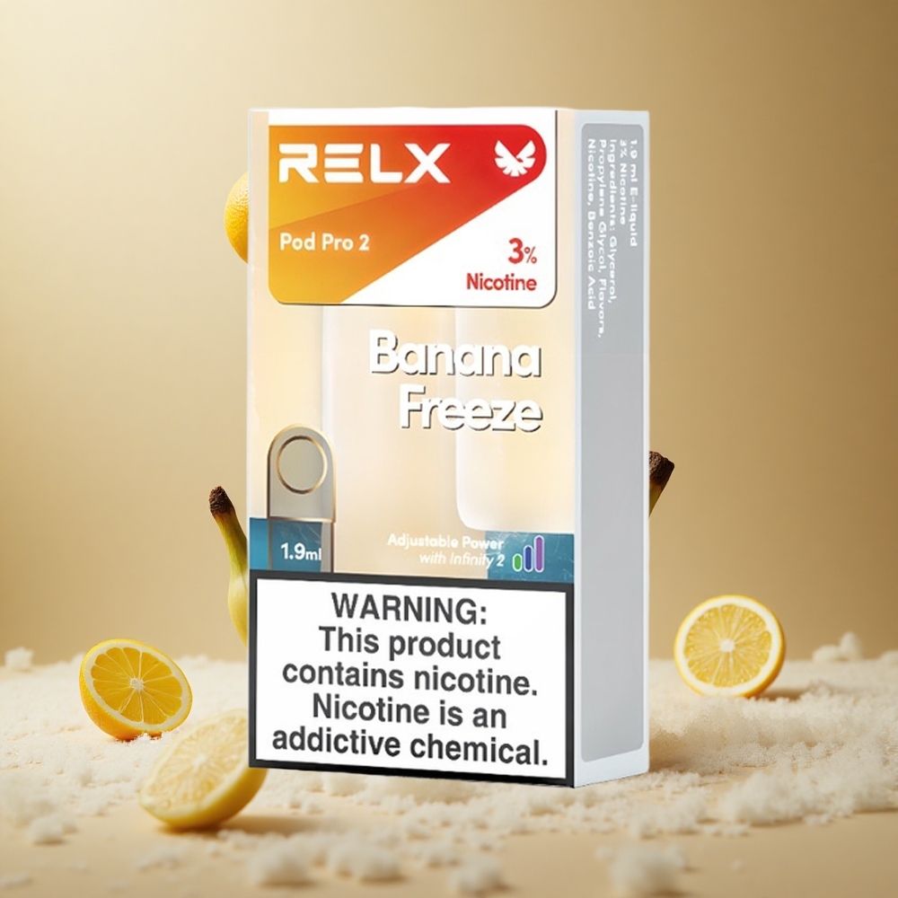 Banana Mrożony RELX Pod Pro 2 600 Zaciągnięć 3 Nikotyny vape wholesale Poland