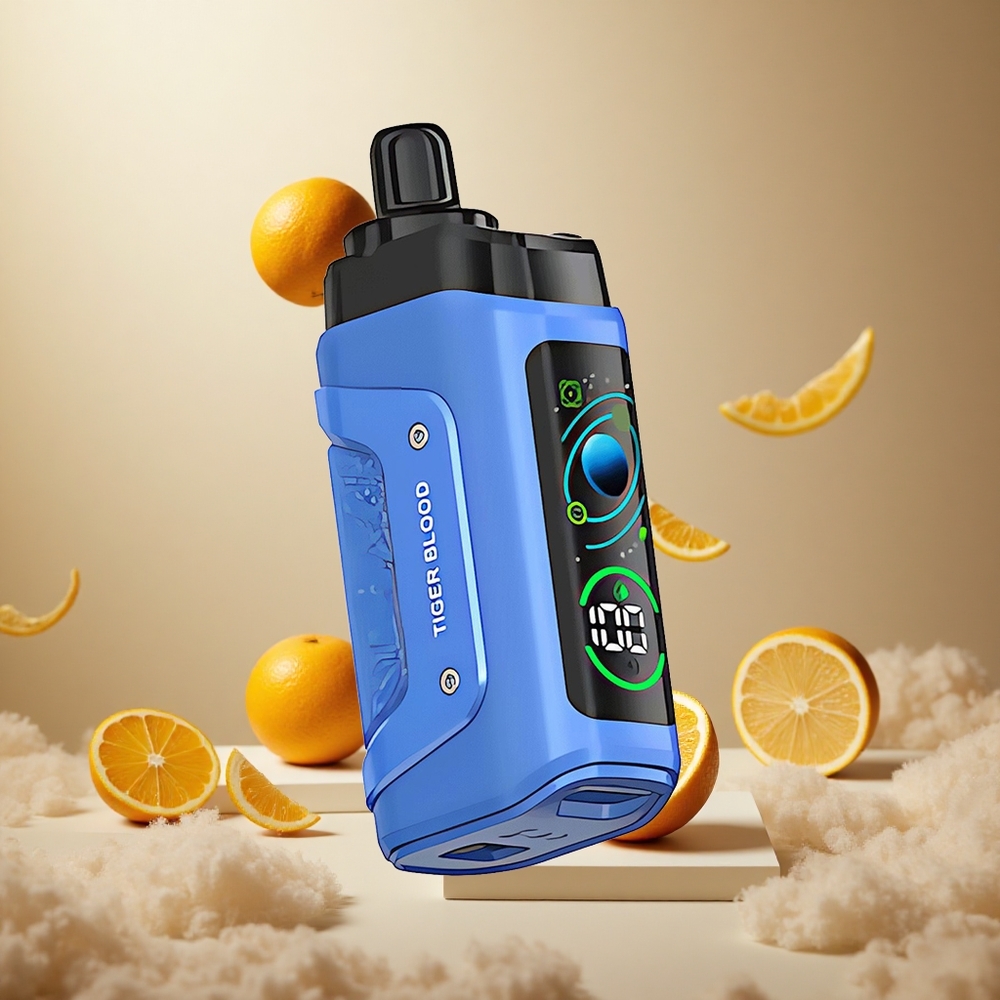 Krew Tygrysa Razz Bar 45000 Zaciągnięć Typ-C Ładowanie vape wholesale Poland