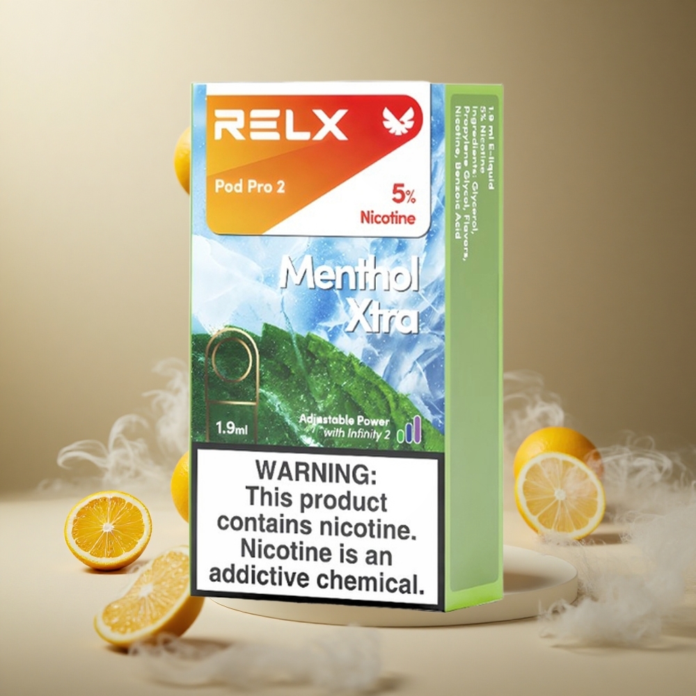 Mięta Xtra RELX Pod Pro 2 600 zaciągnięć 5 nikotyny vape wholesale Poland