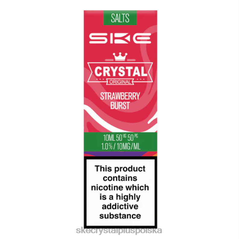 SKE sól krystaliczna - 10ml pęknięcie truskawek 62FJ118 SKE Vape Authentication