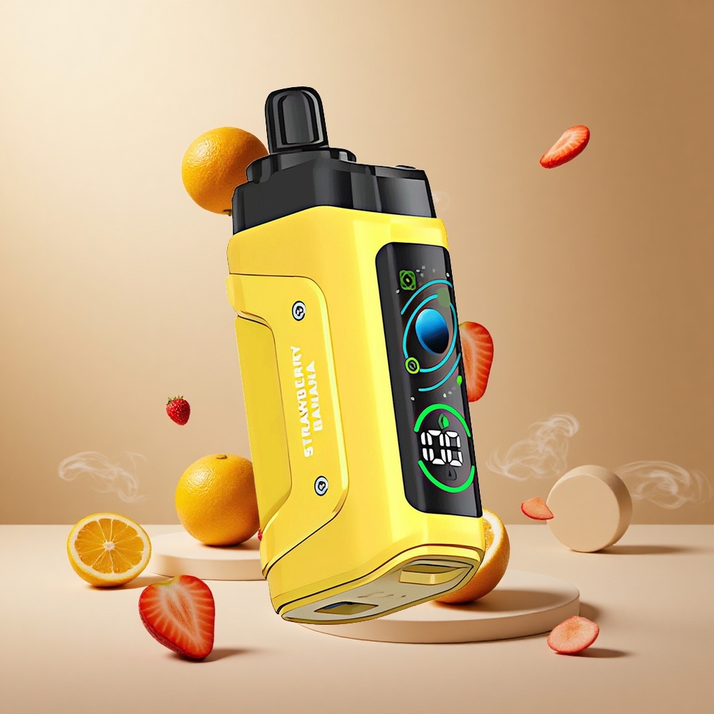 Truskawka Banan Razz Bar 45000 Zaciągnięć Typ-C Ładowanie vape wholesale Poland