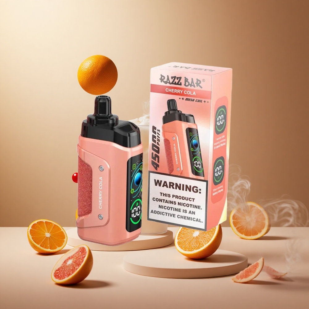 Wiśnia Cola Razz Bar 45000 Zaciągnięć Dostosowywany przepływ powietrza vape wholesale Poland