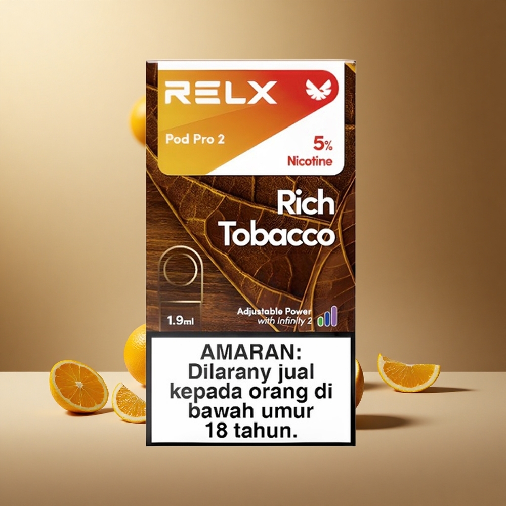 Bogaty Tytoń RELX Pod Pro 2 600 Zaciągnięć 5% Nikotyny vape wholesale Poland