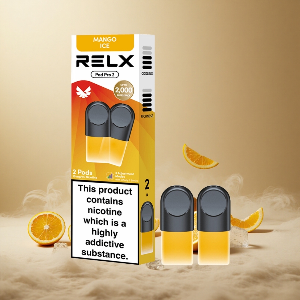 Mango Lód RELX Pod Pro 2 600 zaciągnięć 18 nikotyny vape wholesale Poland