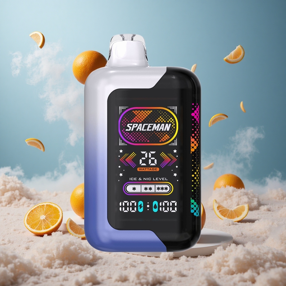 Niebieska Malina Lód SMOK SPACEMAN SP40000 Disposable Vape 40000 Zaciągnięć 20ml Pojemność vape wholesale Poland