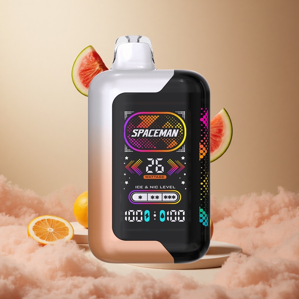 Soczysta Brzoskwinia Arbuz SMOK SPACEMAN 40000 Zaciągnięć 20ml Pojemność vape wholesale Poland